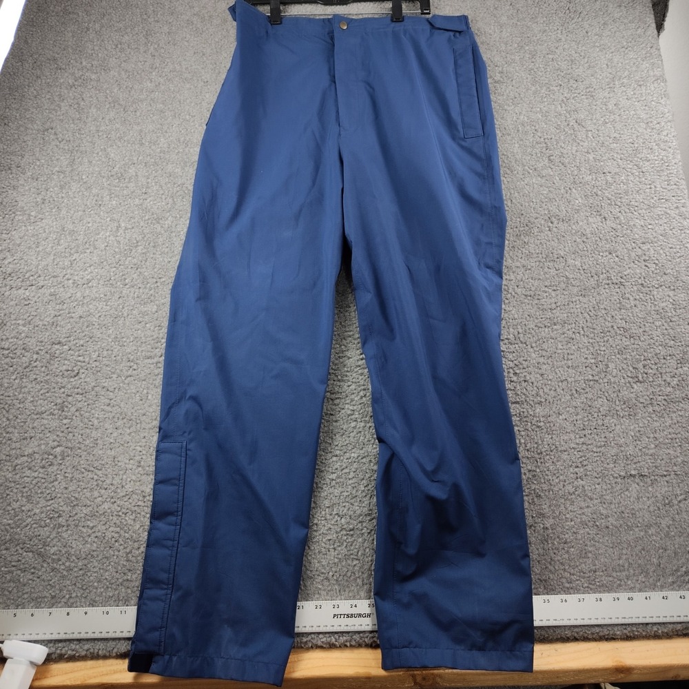 VTG Tourney Rain Pants Mens 34x31 Gore-Tex Blue Waterproof Golf EUC